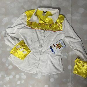 Jesse Toy story 4 movie cowgirl costume adult medium shirt NWT 8-10 Halloween